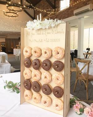 Product thumbnail Personalised Beech Wooden Donut Wall
