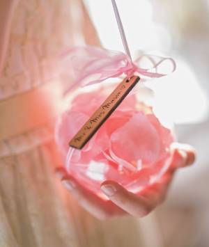 Product thumbnail Flower Girl Filled Petal Bauble