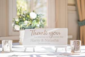 Product thumbnail Thank You For Sharing Our Special Day Personalised Block