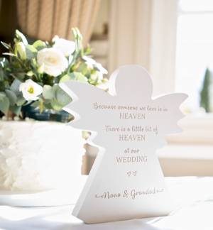 Product thumbnail A Little Bit Of Heaven At Our Wedding Freestanding Large Angel