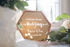 Product thumbnail Welcome To Our Wedding Personalised Mirror