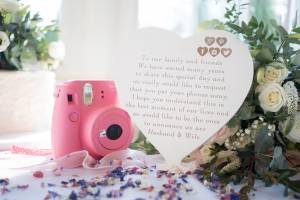 Product thumbnail Let Us Announce We Are Man & Wife Social Media Wedding Heart