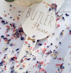 Product thumbnail Butler Please Personalised Party Photo Prop Paddle