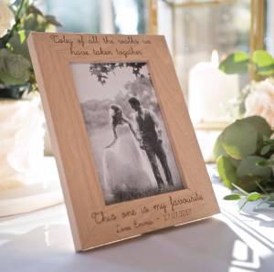 Product thumbnail My Favourite Walk Wedding Day Frame